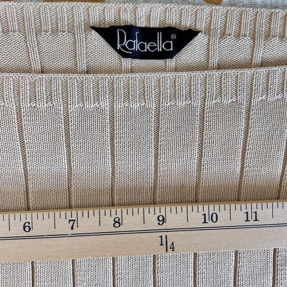 Ribbed Knit Cropped Sweater Tank Minimalist Clean Capsule Wardrobe SMALL MED - Picture 7 of 8